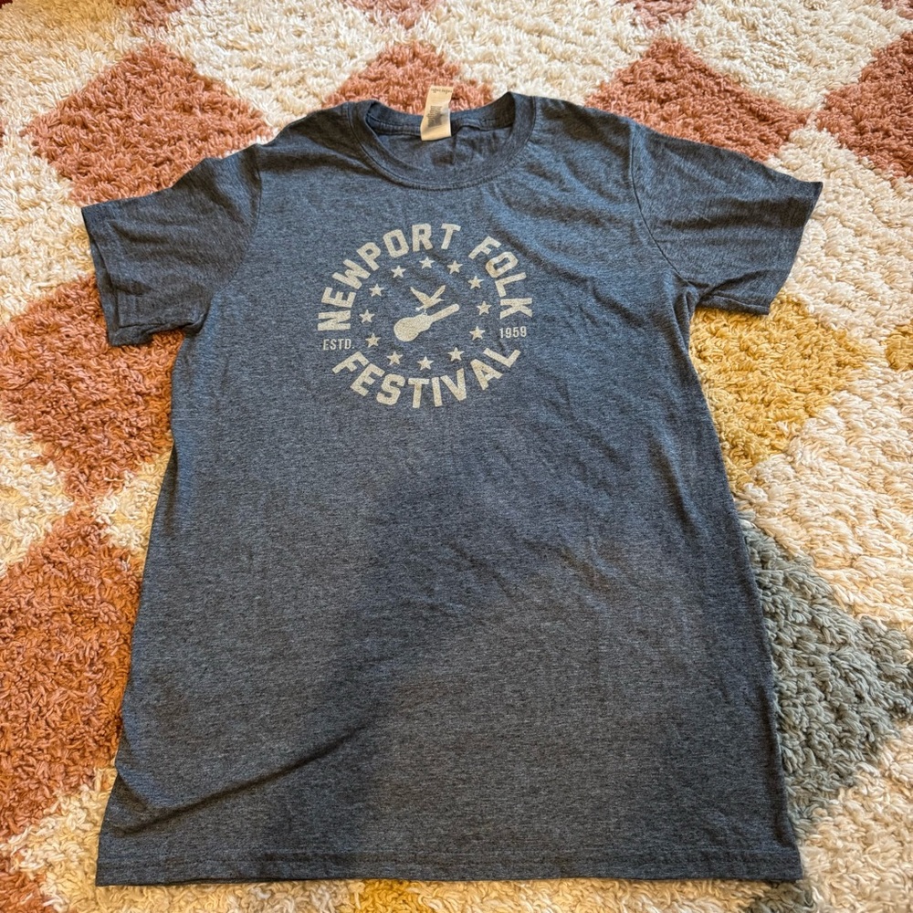 Newport Folk Festival Gray T-Shirt - Official Concert Merch